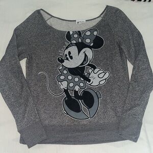 Disney Parks Minnie Mouse crewneck. Size small.